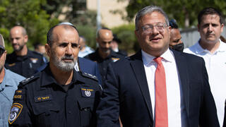 השר לביטחון לאומי איתמר בן גביר ומפכ"ל המשטרה רב-ניצב דני לוי