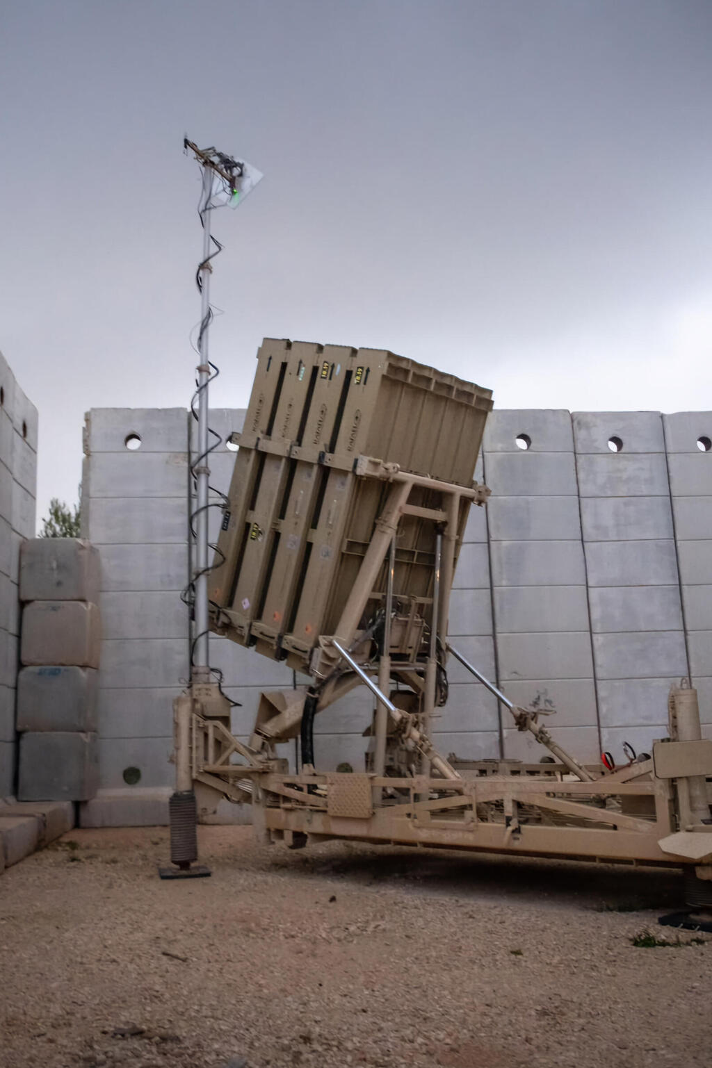 Iron Dome launcher (Photo: IDF) משגר של כיפת ברזל