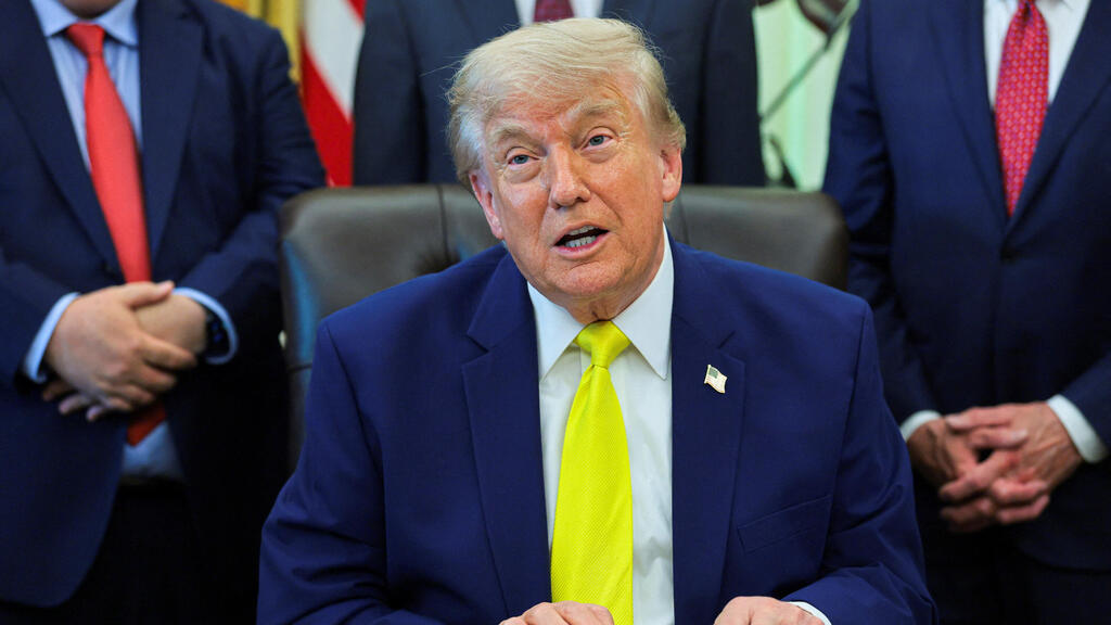 US President Donald Trump (Photo: REUTERS/Jonathan Ernst) נשיא ארה"ב דונלד טראמפ