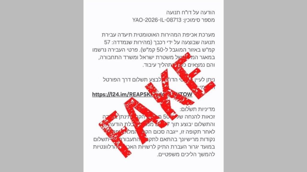 Ложное сообщение о якобы совершенном нарушении правил дорожного движения