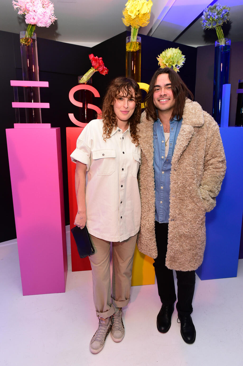 רומר והאקס דרק תומס (צילום: Vivien Killilea/Getty Images for ESPRIT) רומר וויליס דרק תומס