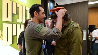 טקס סיום מסע כומתה של מתנדבים מגדולים במדים