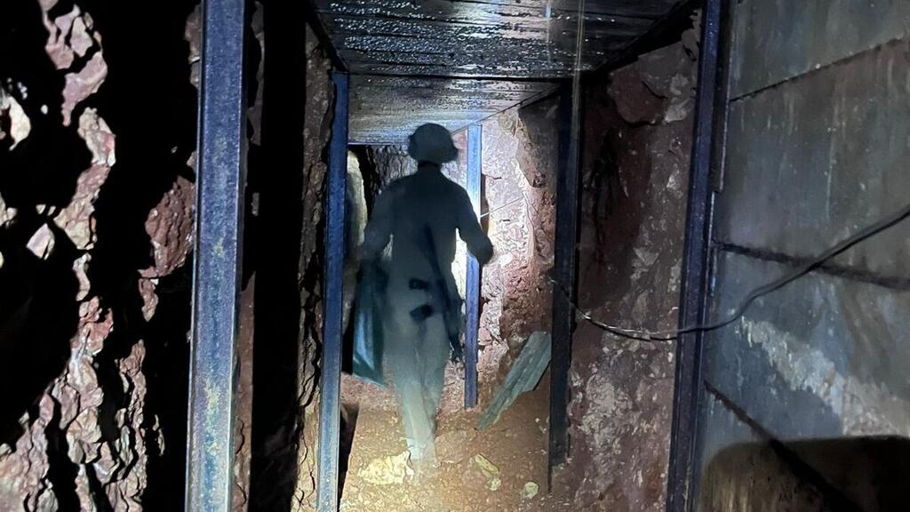 Боец ЦАХАЛа в подземном комплексе Бофор (Фото: пресс-служба ЦАХАЛа) פעילות כוחות צה"ל במרחב הבופור