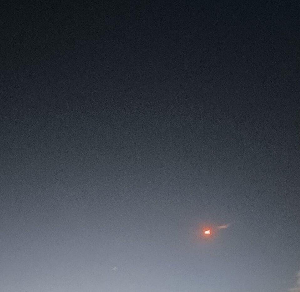Iranian missile fire toward northern Israel שיגורים מאיראן