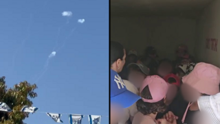 תלמידי בית ספר שיצאו לטיול ונאלצו להתמגן