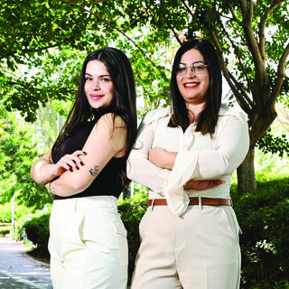 מימין: עדן בלבצ'אן ואלמוג לבנטר