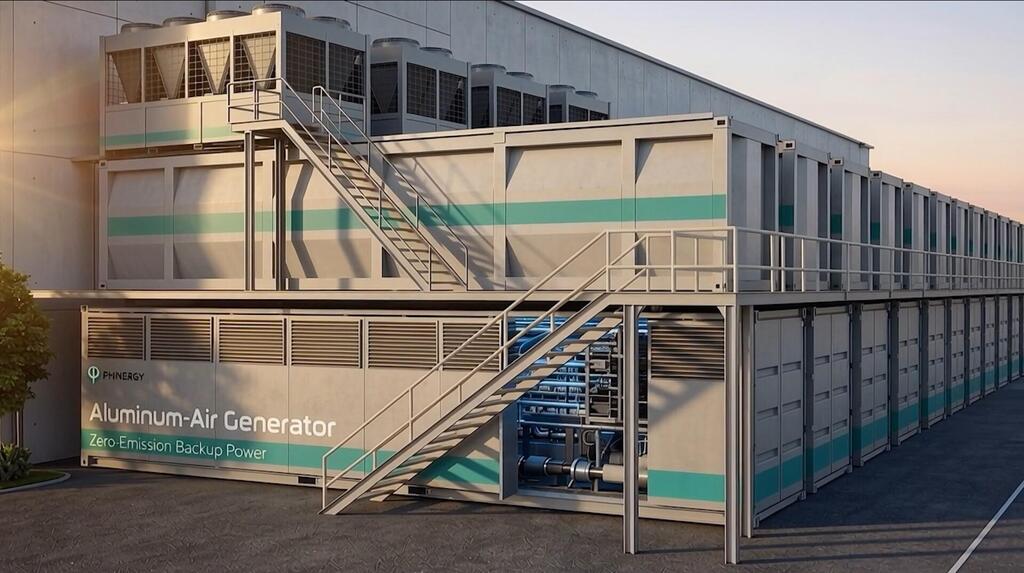 Aluminum-Air Generator technology to power data centers (Photo: Phinergy) Aluminum-Air Generator technology to power data centers