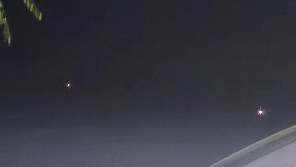 Venus on the left, Jupiter on the right : The two planets will get even closer this week (Photo: Yogev Israeli) כוכבי הלכת יתקרבו יותר זה לזה היום ומחר