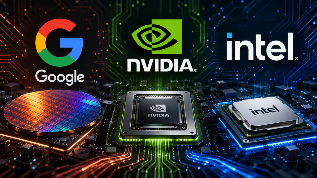 Google, Nvidia eye Intel as backup chipmaker Google, Nvidia and Intel