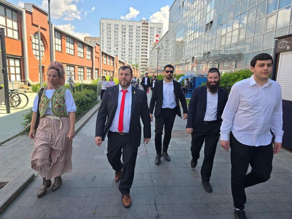 Heritage Minister Amichai Eliyahu has returned to Israel after a secret visit to Moscow (Photo: Ministry of Heritage) השר אליהו במוסקבה