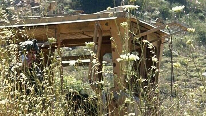 Scene of the incident near Ramim Ridge (Photo: Section 27A of the Copyright Law) מחבל חוסל על ידי צה"ל באזור רכס רמים