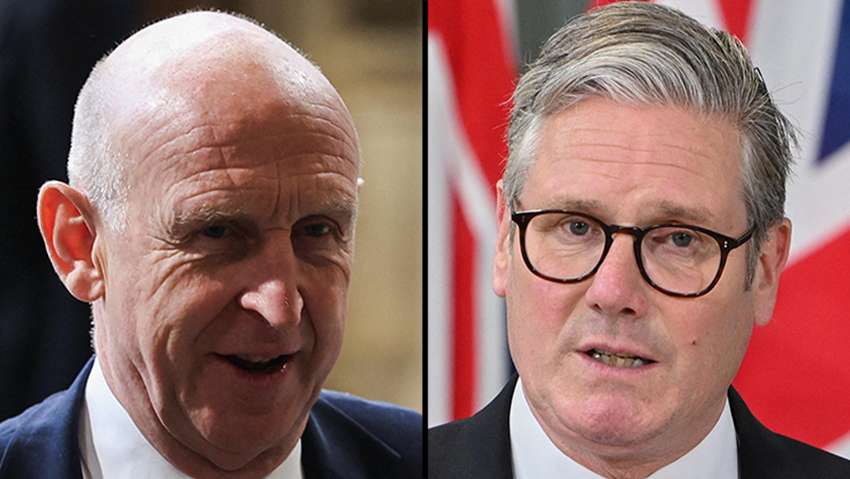John Healy cites government’s failure to provide sufficient funding amid rising international threats (Photo: AP, CHIP SOMODEVILLA / GETTY IMAGES/ AFP, Toby Melville/ Dmitry Serebryakov) אש ממשלת בריטניה קיר סטרמר שר ההגנה הבריטי ג'ון הילי