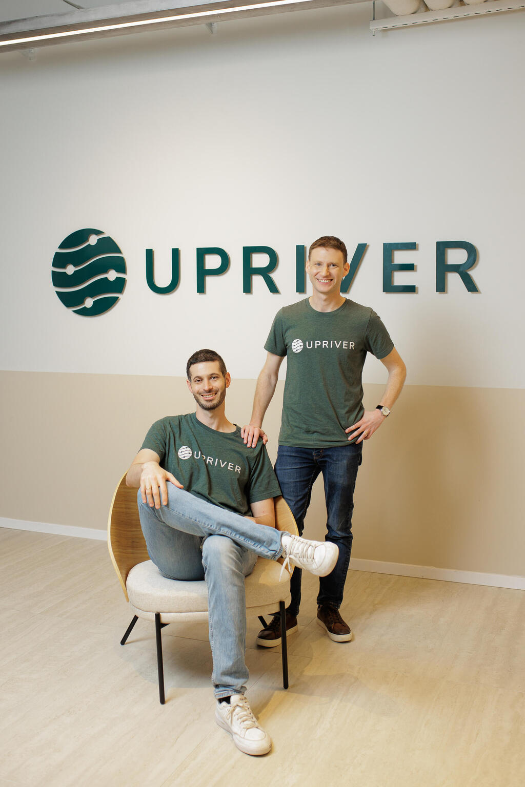 Upriver founders (Photo: Omer HaCohen) Upriver founders