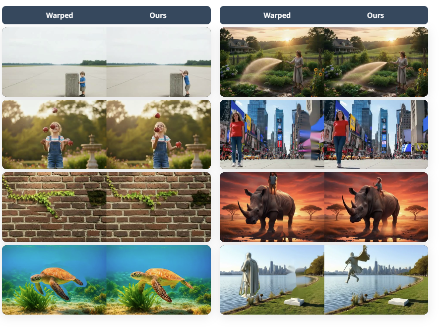 Demonstrate new technology by comparing it to existing technology. For each image pair, the left side shows the current feature and the right side shows the TTM feature (Illustration: Technion) Demonstrate new technology by comparing it to existing technology. For each pair of images, the left side shows the current feature and the right side shows the TTM feature.