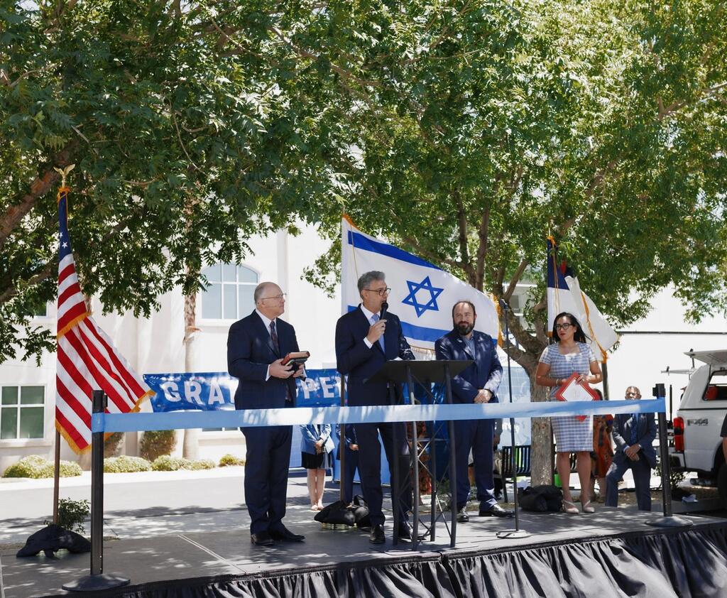 Bachar and the consulate team worked on the project for over a year (Photo: Daniel Adelson) LA