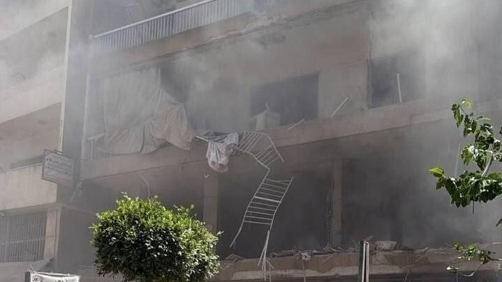 The building that was targeted הדירה שהותקפה בדאחייה