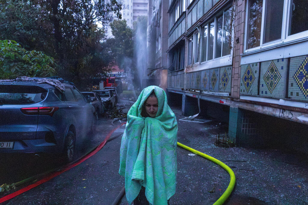 Photo: REUTERS/Thomas Peter קייב אוקראינה מתקפה של רוסיה