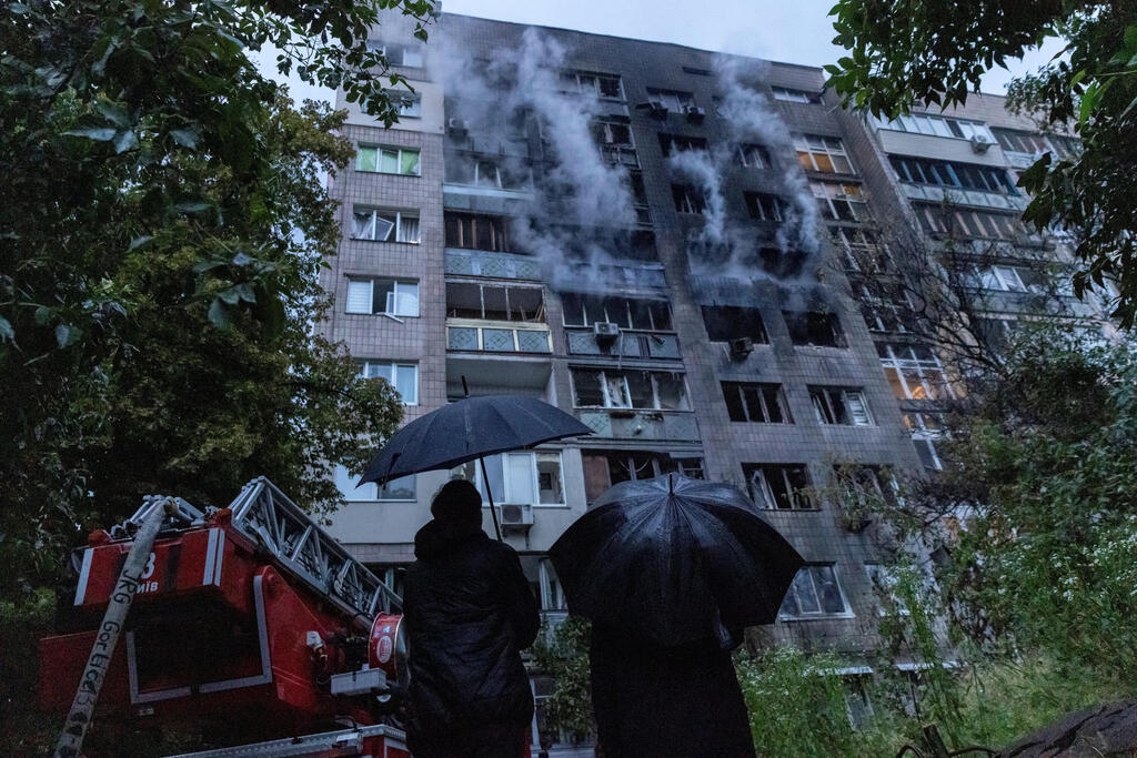 Photo: REUTERS/Thomas Peter קייב אוקראינה מתקפה של רוסיה
