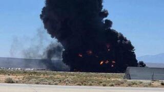 מטוס b52 התרסק בארה"ב, קליפורניה בבסיס חיל האוויר אדוארדס