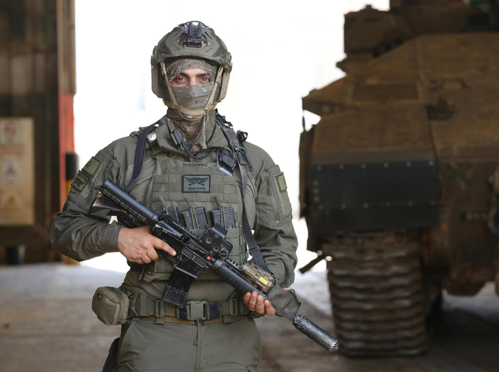 Lt. Col. Bar Vackert, commander of Golani’s reconnaissance battalion (Photo: Elad Gershgoren) סא"ל בר ואקרט, מג"ד סיירת גולני