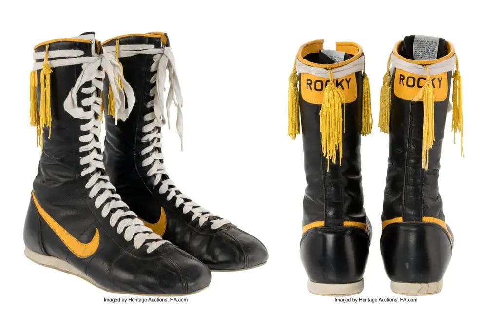 Rocky’s boxing boots (Photo: AP) Rocky’s boxing boots