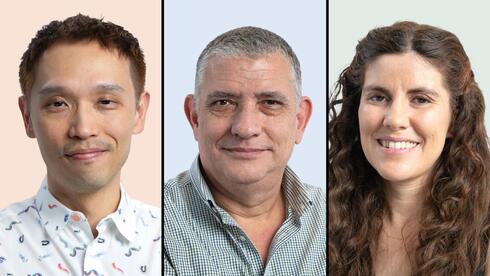 מימין לשמאל: ר. איזבלה מוראלס, ג'יאנקרלו מרקונה והווארד ג'יאנג
