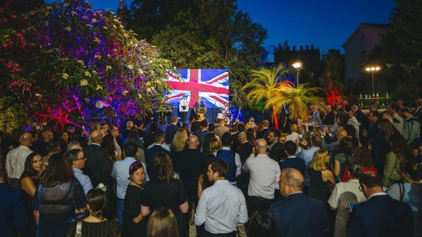 The event, held in honor of King Charles III, was also used to launch the 15th anniversary celebrations of the UK-Israel Tech Hub (Photo: May Savir) UK