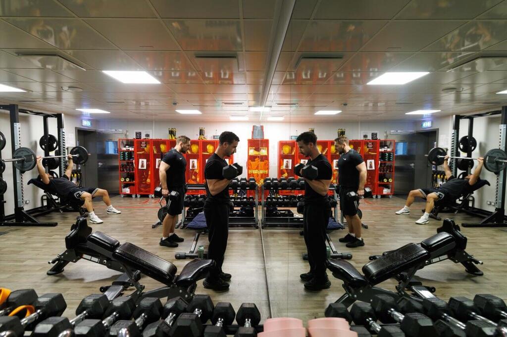 The floating gym (Photo: Ziv Koren) אסדת הגז הטבעי כריש