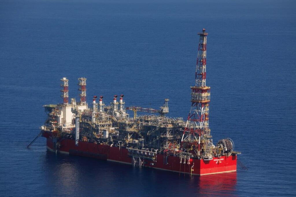The Karish gas platform (Photo: Ziv Koren) אסדת הגז הטבעי כריש