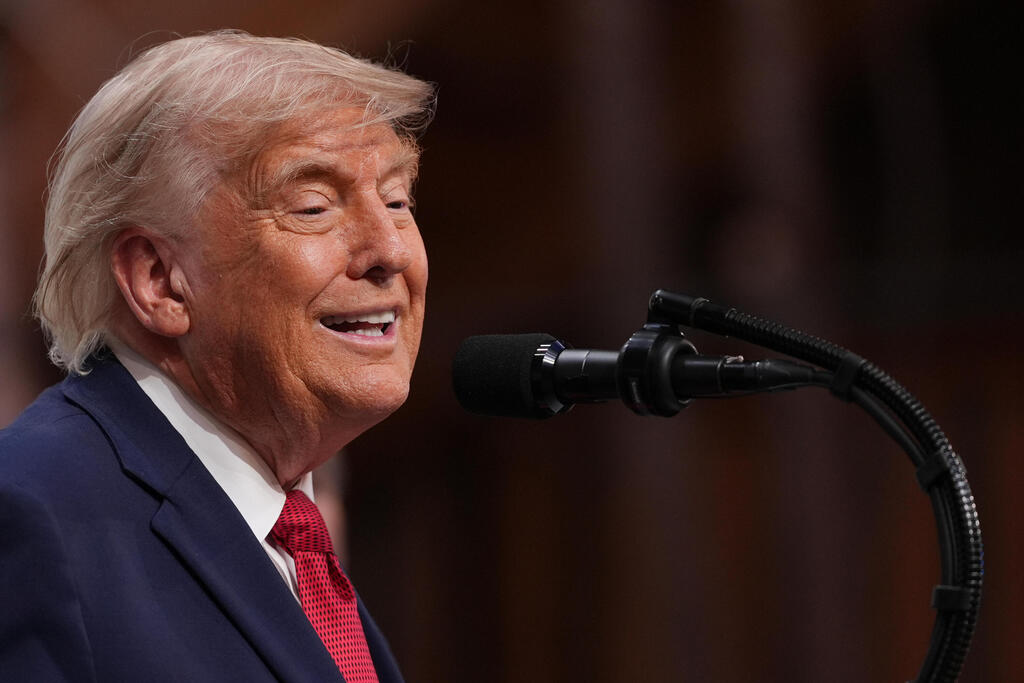 The latest statements by U.S. President Donald Trump during the G7 summit sound like an earthquake, feel like an earthquake (Photo: AP Photo/Julia Demaree Nikhinson) הצהרת טראמפ בסיום פסגת ה-G7 בצרפת