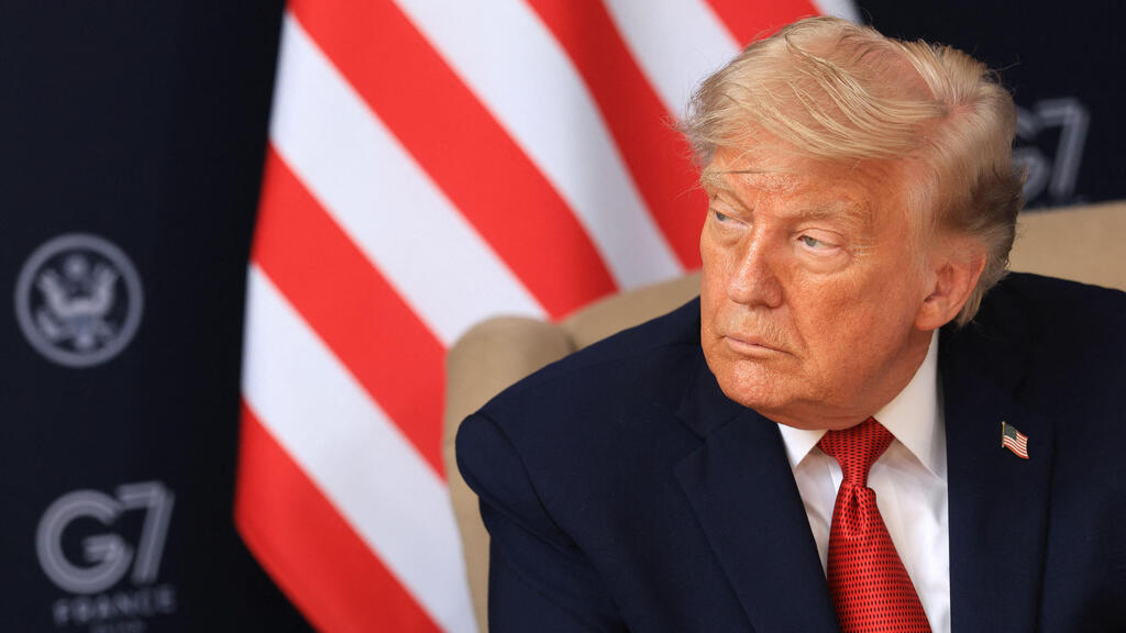 Trump became ‘frustrated and furious’ and raced toward a deal (Photo: Anna Moneymaker / GETTY IMAGES NORTH AMERICA / AFP) אוויאן צרפת פסגת מנהיגי פורום G7