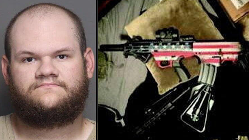 Tycen Proper, 19, allegedly planned a drone and sniper attack on the White House ( Photo: Department of Justice in Washington, D.C.) ארה"ב טייסן פרופר בן 19 תכנן מתקפת רחפנים ו צלפים על הבית הלבן
