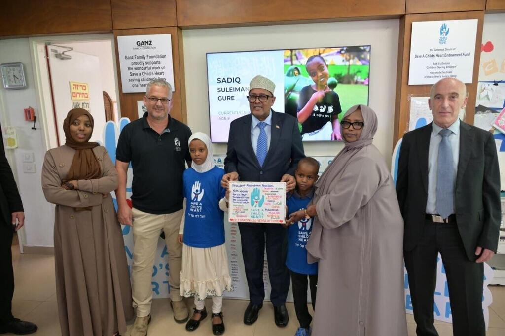 The ministry added that it has since supported the project and helped bring 58 children from Somaliland to Israel for life-saving medical treatment (Photo: Shlomi Amsalem, GPO) עבד א-רחמאן מוחמד עבדאללה נשיא סומלילנד