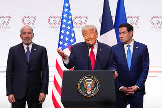 הצהרת טראמפ בסיום פסגת ה-G7 בצרפת
