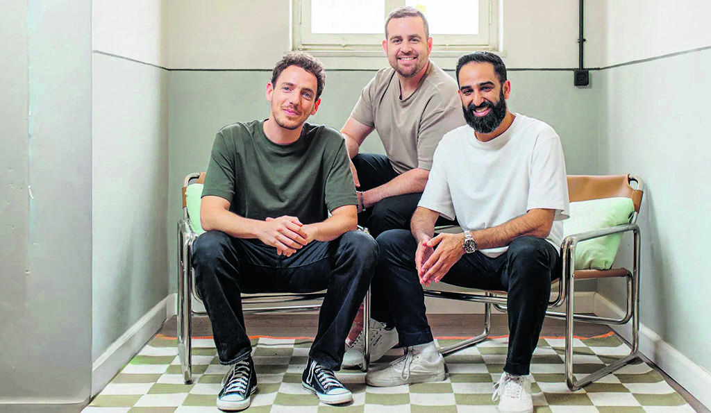 The founders. From right: Torati, Itzchakov and Gull (Photo: Omer Hacohen) |