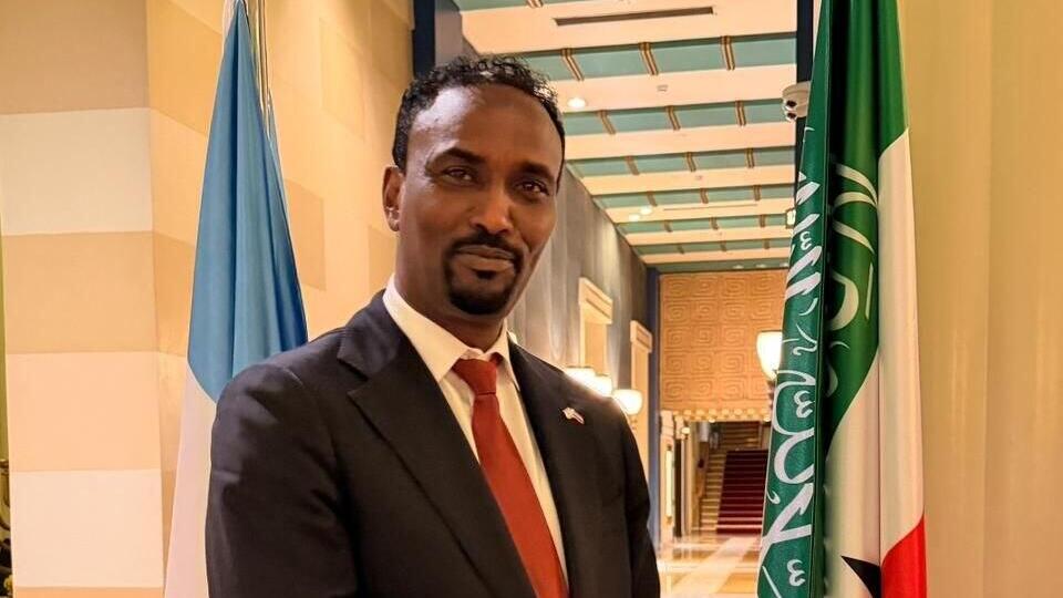 Somaliland Foreign Minister Abdirahman Dahir Adam עבדירחמן דאהיר אדם, שר החוץ של סומלילנד