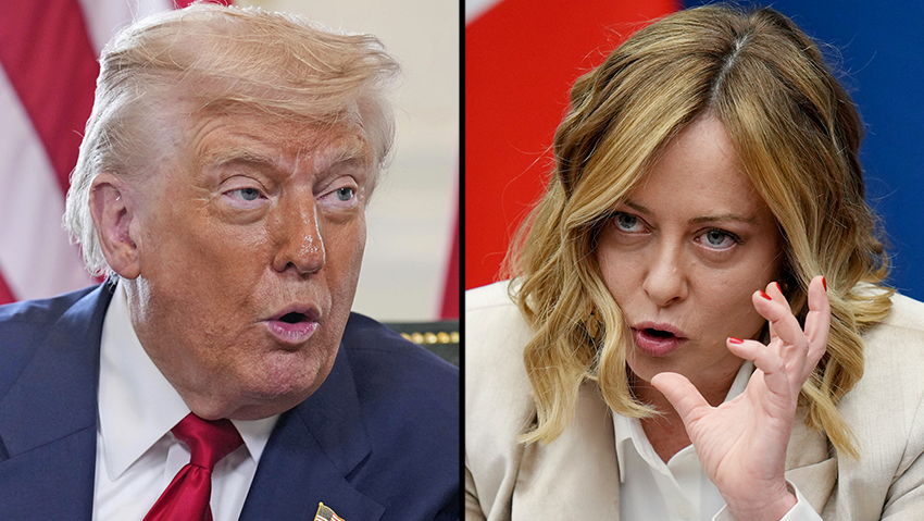 Donald Trump, Giorgia Meloni 