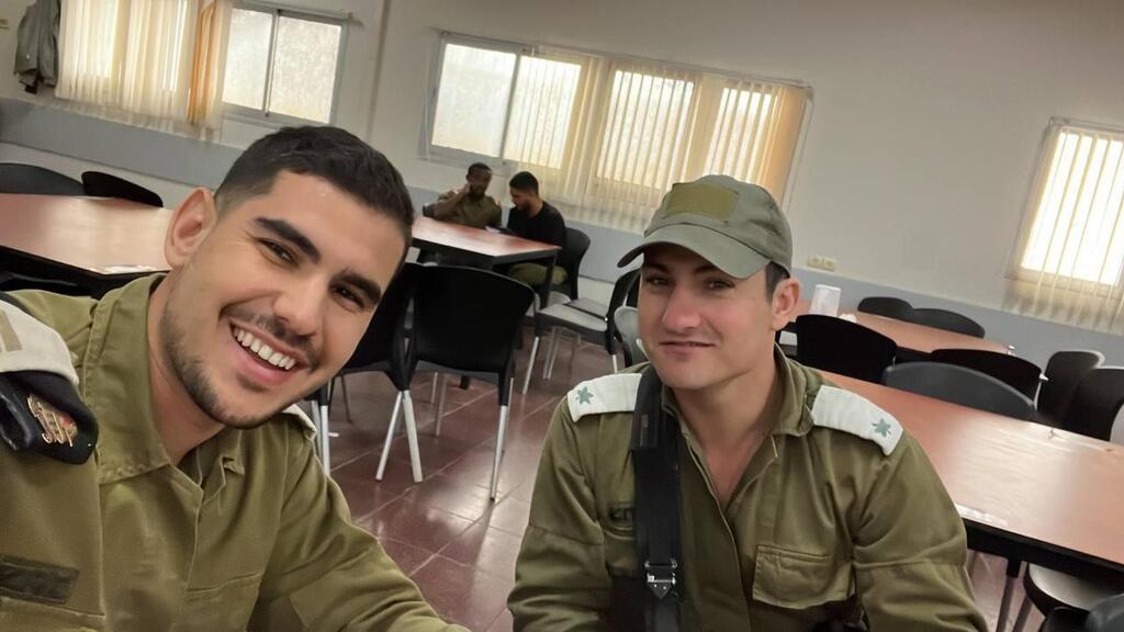 Maj. Guy Yaacov Nezri and Lt. Col. Dor Ben Simhon המג״ד דור בן שמחון וחברו רס״ן גיא נזרי