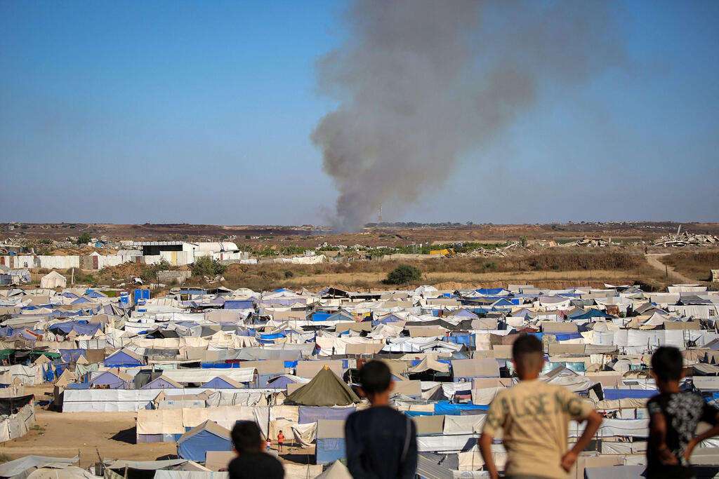 Refugee camps in Gaza (Photo: Eyad Baba / AFP) נוסייראת
