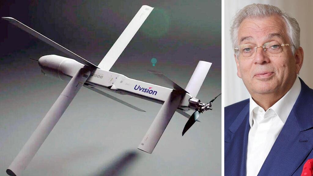 UVision drone, Aaron Frankel (Photo: Orel Cohen) Aharon Frankel, UVision drone