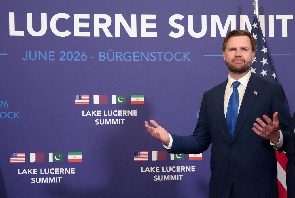 JD Vance (Photo: REUTERS/Nathan Howard/Pool ) פסגת שיחות איראן- ארה"ב בשווייץ
