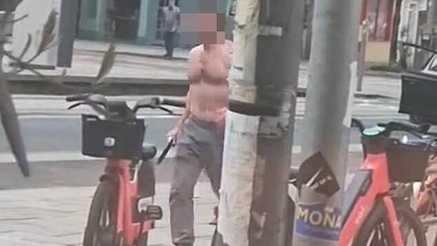 The suspect in Scotalnd בריטניה מסע דקירות נגד מוסלמים סקוטלנד אדינברו