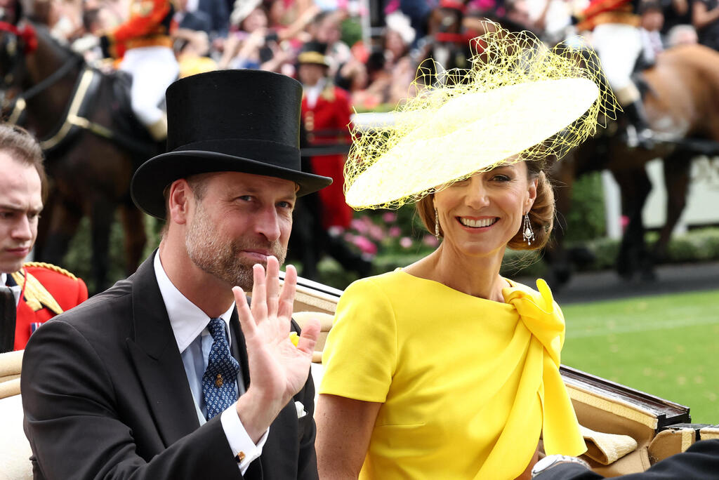 Kate Middleton and Prince William at Royal Ascot (Photo: Reuters/Toby Melville) קייט מידלטון והנסיך וויליאם ברויאל אסקוט, 2026