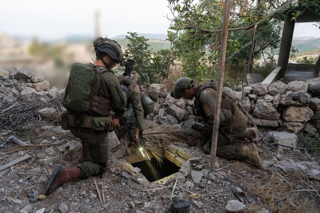 IDF commanders received orders limiting them to defensive operations only in Lebanon (Photo: IDF Spokesperson) פעילות כוחות צוות הקרב החטיבתי 551 במרחב הכפר