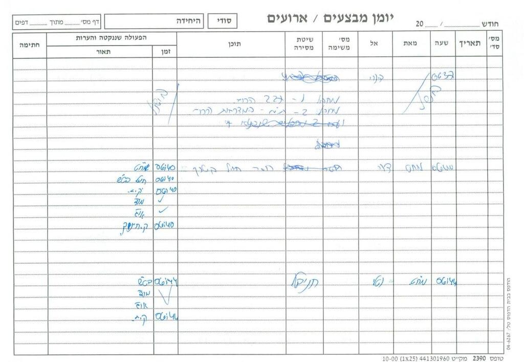 יומן מבצעים חטיפת גלעד שליט