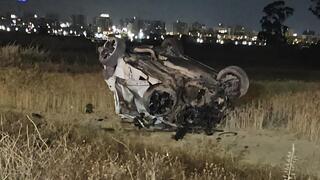 זירת התאונה הקטלנית בכביש 40