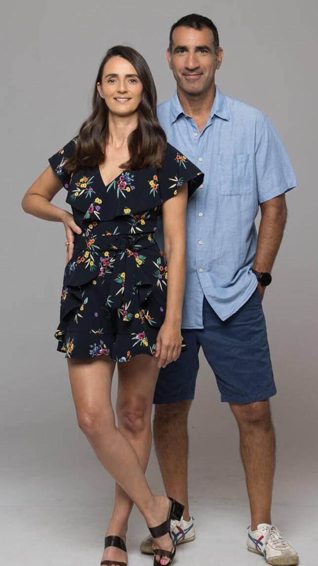 אורי בנאי וזוגתו אנה