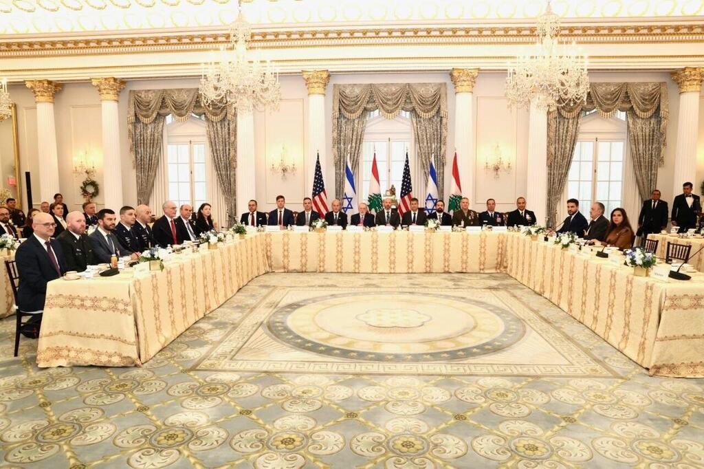 US-mediated talks between Israel and Lebanon (Photo: Israel Embassy) פתיחת סבב המו"מ החמישי הבוקר