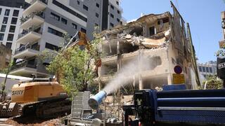 הריסה במסגרת התחדשות עירונית בשכונת חרוזים ברמת גן