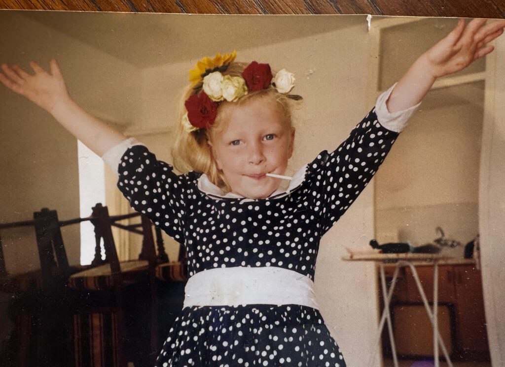 Polak as a child (Photo: Or Danon) חומי פולק